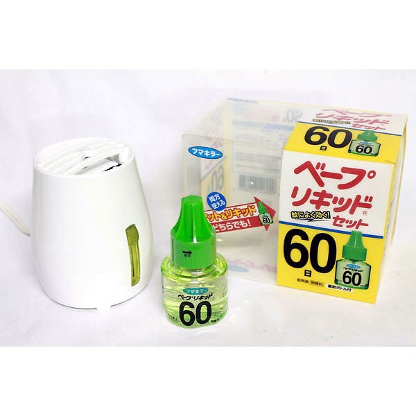 Máy Đuổi Muỗi, Tinh Dầu Đuổi Muỗi Nhật Bản 60 ngày