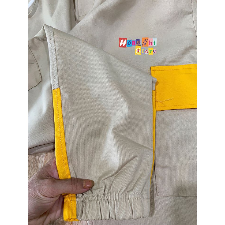 QUẦN JOGGER KAKI 2 TÚI HỘP PHỐI MÀU BO LAI CỰC CHẤT