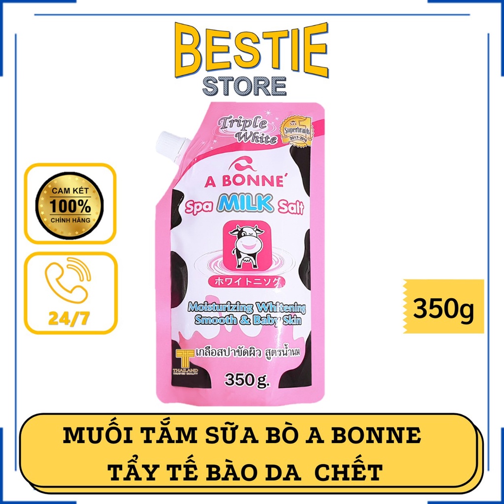 Muối Tắm Sữa Bò Tẩy Tế Bào Chết A Bonne Spa Milk Salt Thái Lan 350gr