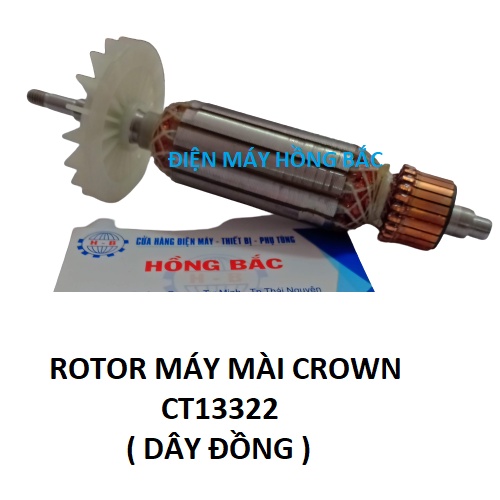 Rotor lắp máy mài crown CT13322- Ro 3005