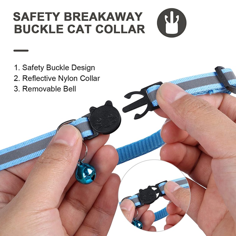 Vòng Cổ Gắn Chuông Bảo Vệ An Toàn Cho Thú Cưng