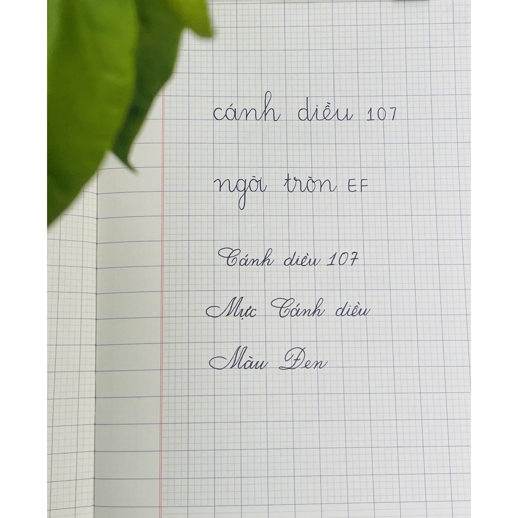 Bút Cánh Diều 107 ngòi vuông EF tròn đều - Bút mới