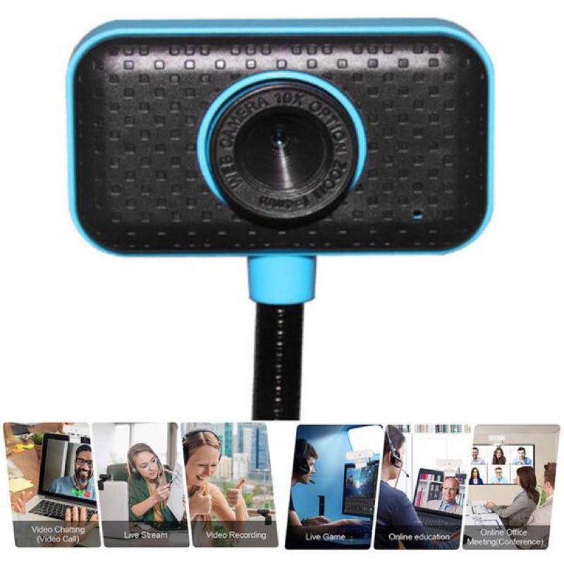 Webcam cao cổ có mic Full HD | BigBuy360 - bigbuy360.vn