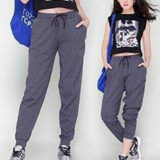 quần jogger nỉ nữ