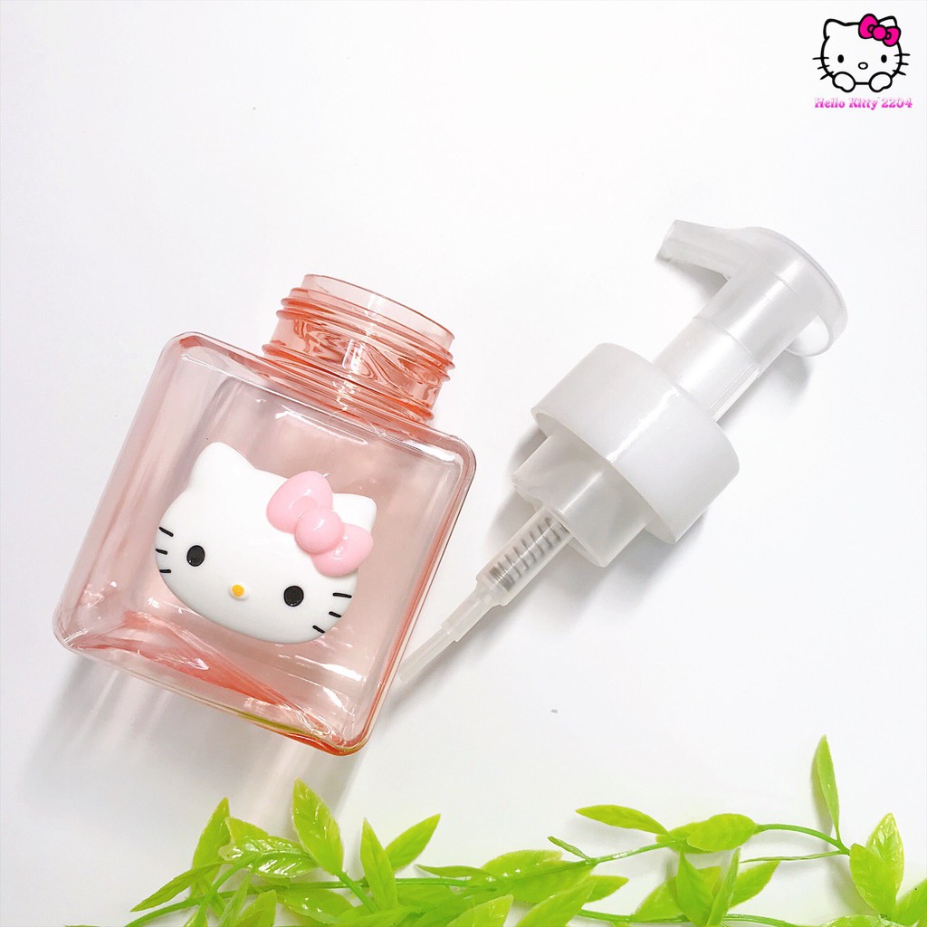 [MẪU MỚI SIÊU ĐẸP] Bình chiết Hello Kitty 250-450ML ☘☘