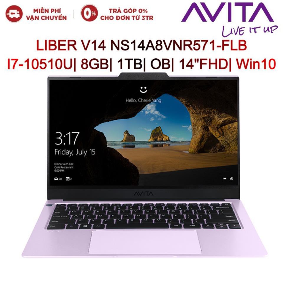 Laptop Avita LIBER V14 NS14A8VNR571-FLB I7-10510U| 8GB| 1TB| OB| 14"FHD| Win10 | BigBuy360 - bigbuy360.vn