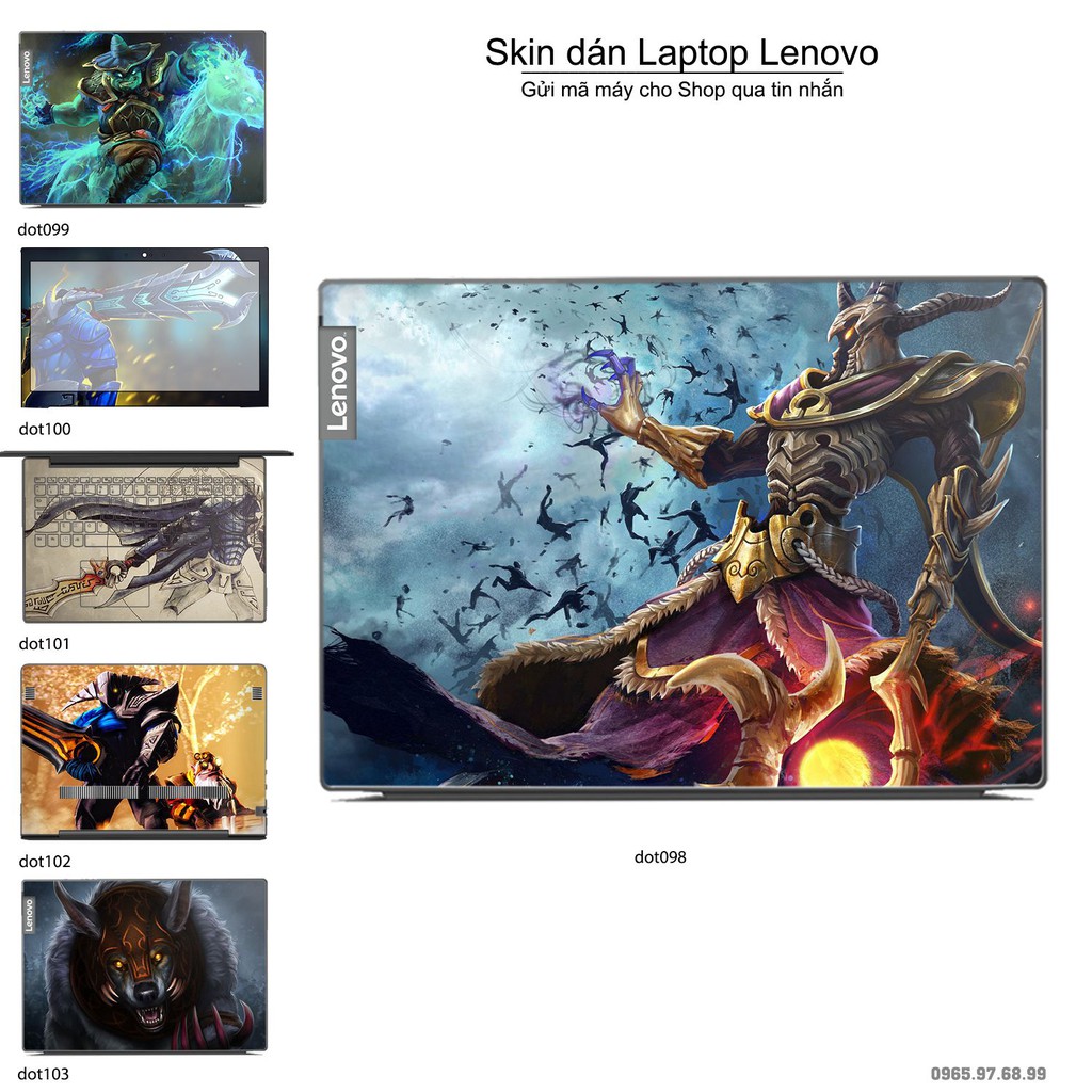 Skin dán Laptop Lenovo in hình Dota 2 _nhiều mẫu 17 (inbox mã máy cho Shop)