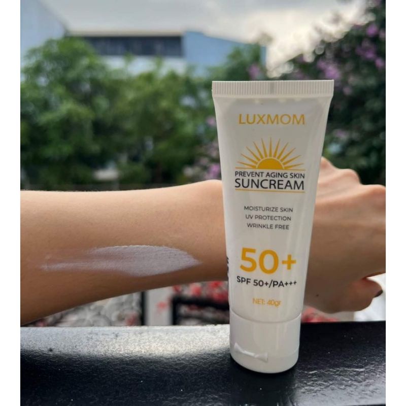 Kem Chống Nắng Luxmom An Toàn Cho Làn Da Mẹ Bầu Và Sau Sinh SPF 50 PA+++ SPF 50+