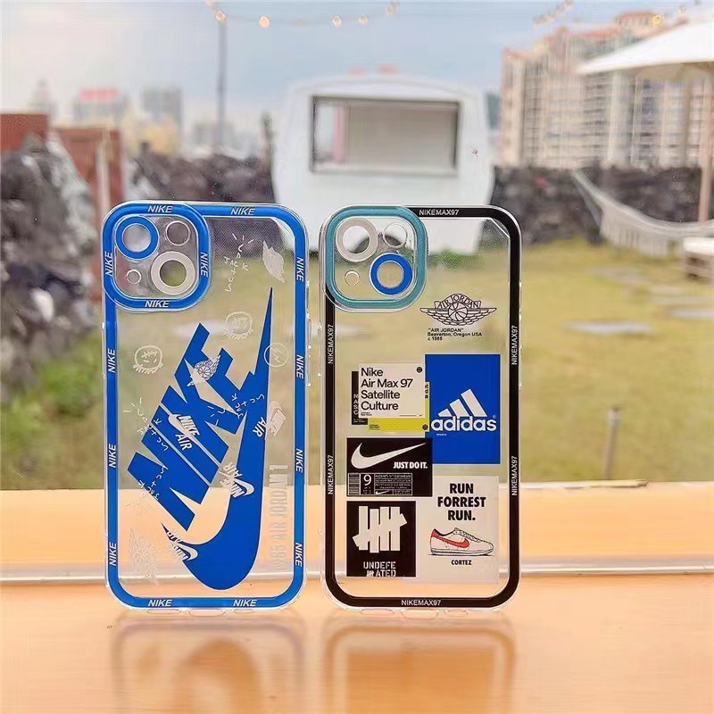 Ốp điện thoại trong suốt in logo thể thao cho IPHONE 13 PRO MAX I13 13PRO 11 PRO MAX I11 IX XS XR XS MAX 7PLUS 8PLUS 7 PLUS 8 PLUS 12PRO 12 PRO MAX