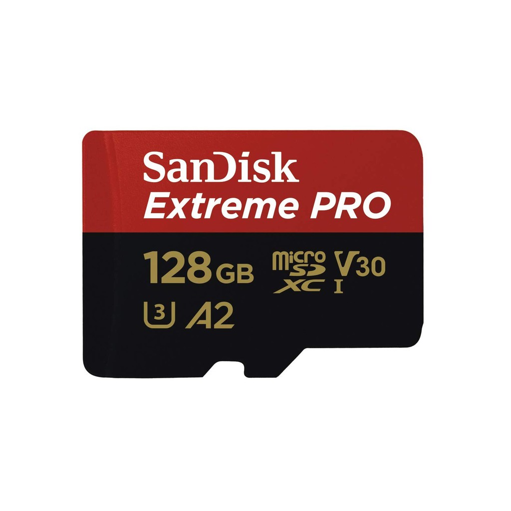 Thẻ nhớ microSDXC SanDisk Extreme Pro 128GB V30 A2 tốc độ upto 200MB/s + Adapter