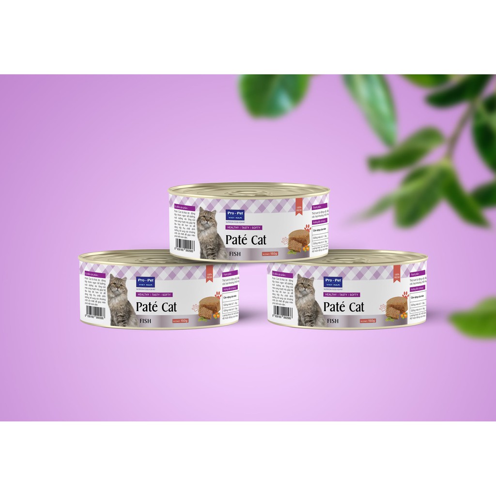 pate (xốt) cho mèo pro pet pate cat 150g (dùng được cho mèo con và mèo trưởng thành)