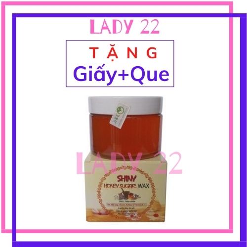 Sáp Wax Lông Nách Shiny 250gr [ Tặng Giấy + Que] Gel Wax Lông,Tẩy Lông Nách Shiny,Kem Triệt Lông Nách Chân Tay