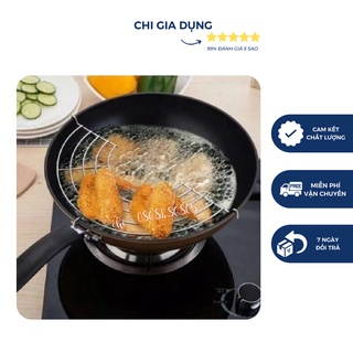 VỈ GÁC CHẢO RÓC MỠ INOX