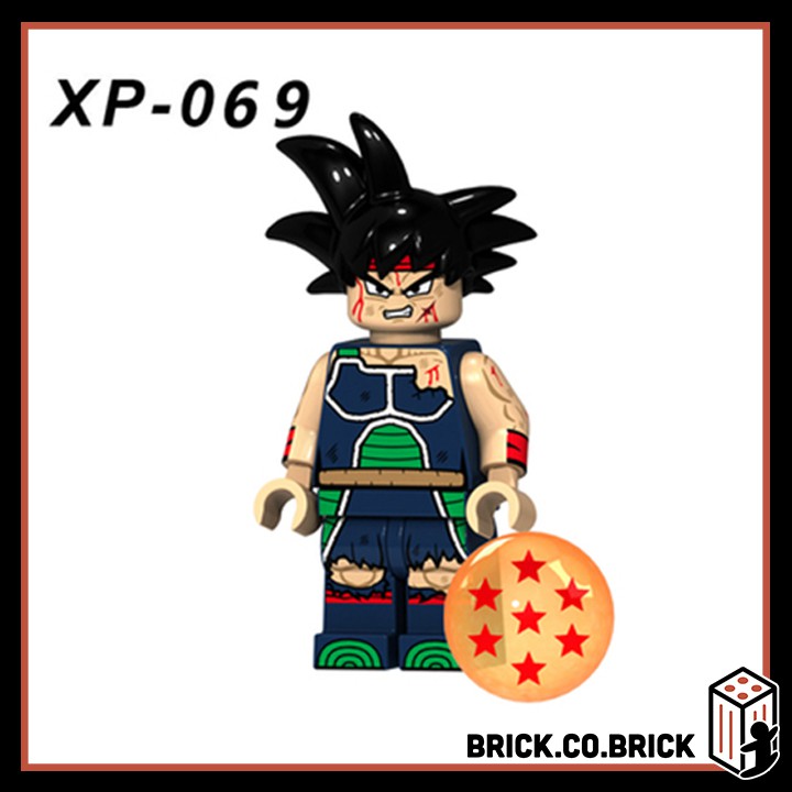 Bảy Viên Ngọc Rồng Đồ Chơi Minifigure Dragon Ball Lắp Ráp Anime Nhật Bản Krillin Tien Shinhan Goku Bardock KT1009