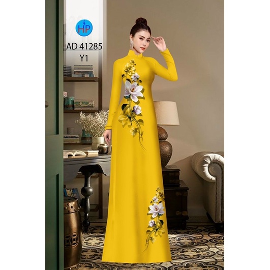 Vải áo dài hoa eo