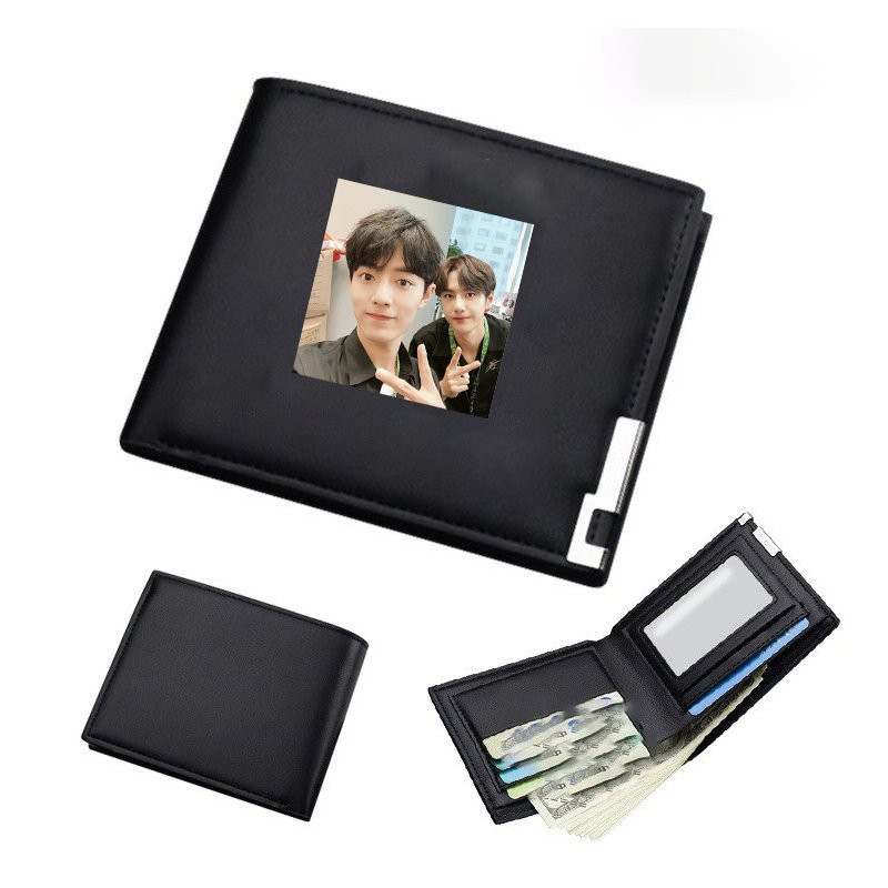 Ví da cầm tay nam nữ in hình BÁC QUÂN NHẤT TIÊU Tiêu Chiến Vương Nhất Bác tiện lợi thời trang quà tặng lưu niệm