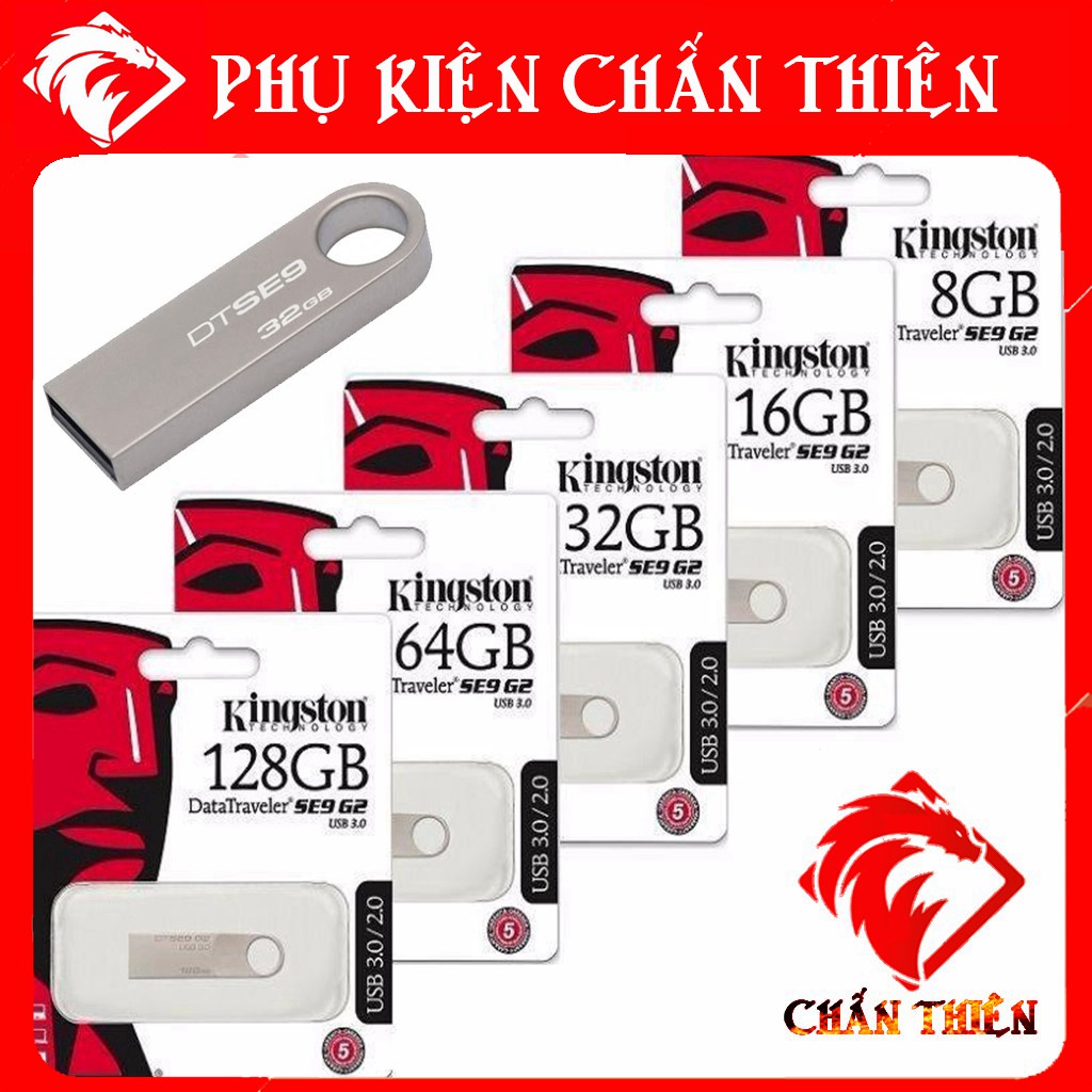 USB Kingston 64GB 32GB 16GB 8GB Chính hãng FPT - Bảo Hành 12 tháng