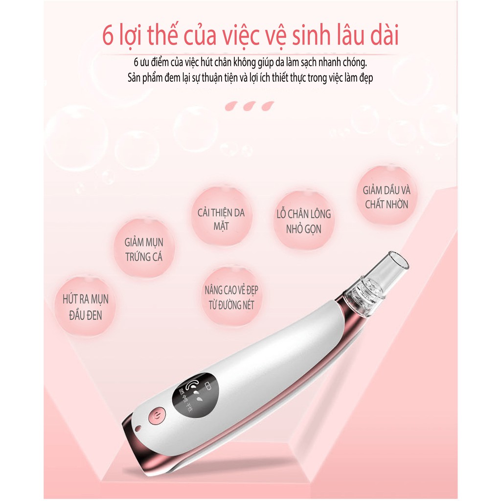 [BH 1 ĐỔI 1] Máy Hút Mụn Cao Cấp AIKEDILI MICROCRYSTALLINE BLACKHEAD INSTRUMENT | BigBuy360 - bigbuy360.vn