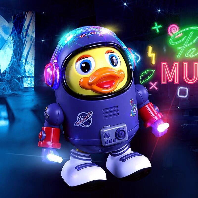 Chú vịt phi hành gia nhảy múa vui nhộn theo nhạc vui nhộn cho bé