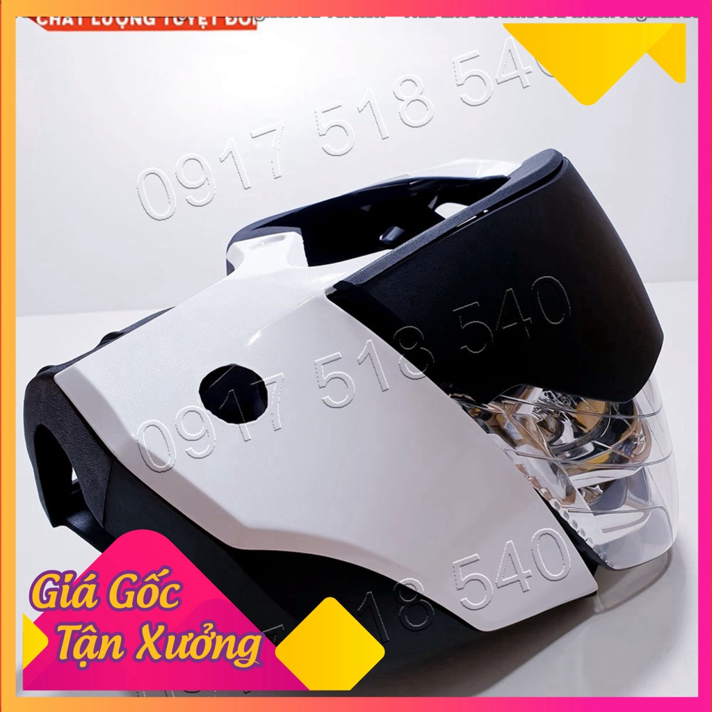 Bộ Đầu Đèn SH Ý 2010 Gắn Cho Sh Việt 2017 - 2019 (Full chóa 2 tầng kèm nhựa đầu) (Ảnh Sp thật)
