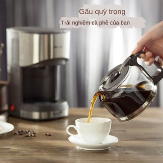 ▫✣▲[Pha trà và cà phê] Máy pha phê Bear Mỹ loại nhỏ giọt gia đình thương mại mini KFJ-A07V1