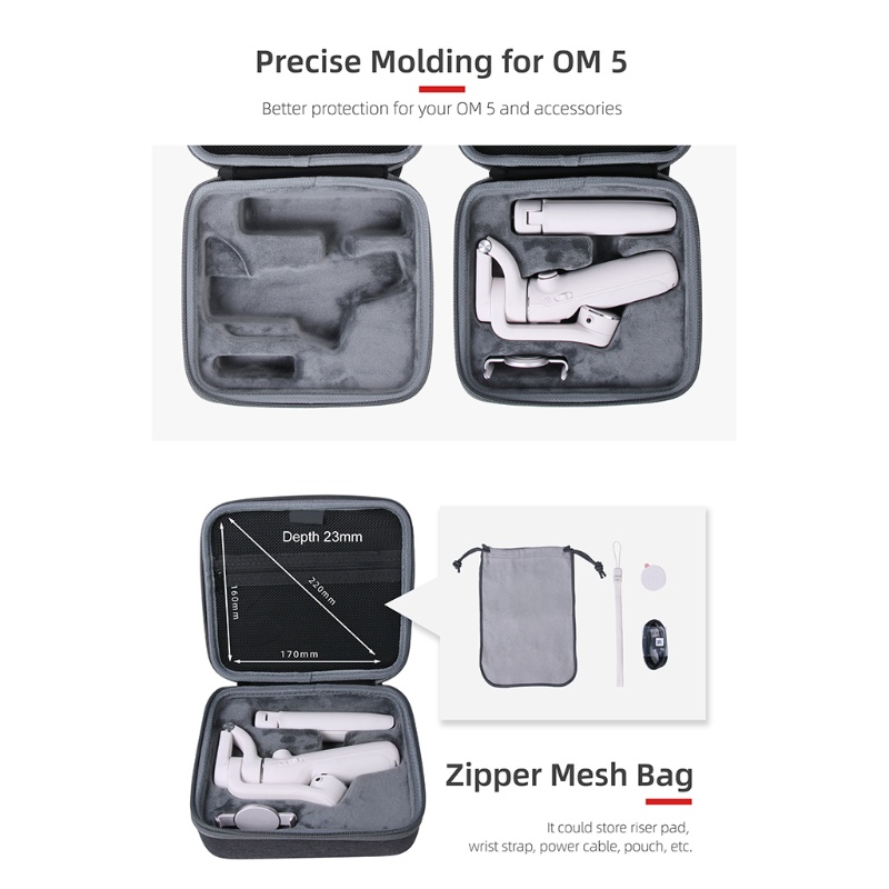 Hộp đựng bảo vệ có dây đeo cho DJI OM5/Osmo Mobile 5