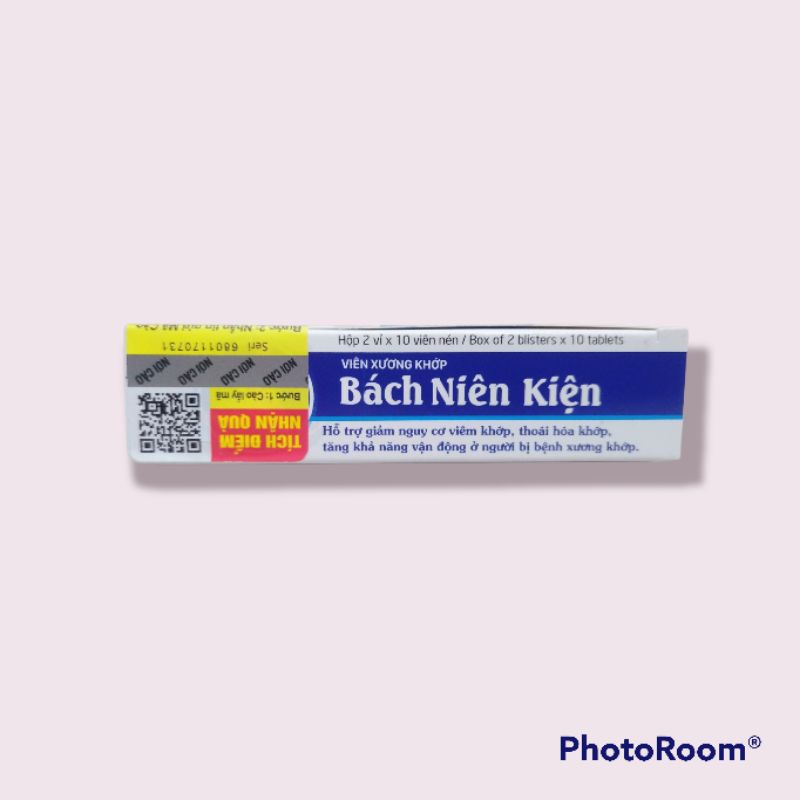 Bách niên kiện hỗ trợ giảm nguy cơ thoái hoá khớp