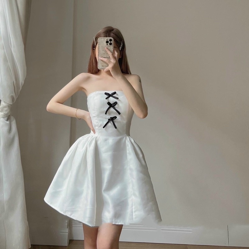 ĐẦM ỐNG CỘT NGỰC XOÈ