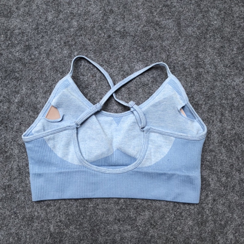 Áo Bra Tập Gym Tập Yoga Dây Chéo Sau Lưng Nhiều Mầu