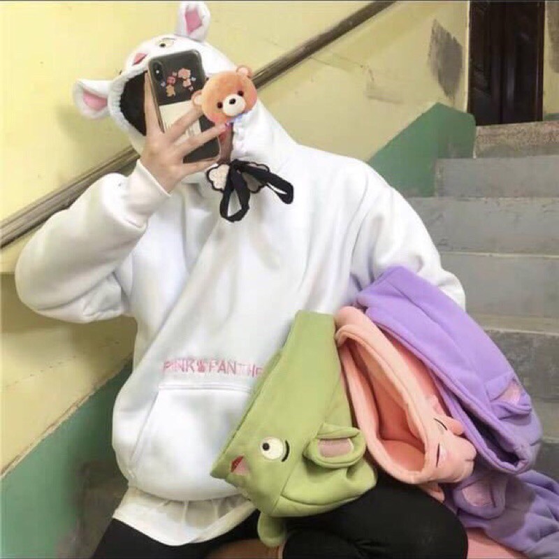 Áo hoodie tai hổ thêu dễ thương ( hàng sẵn) HANA60 | BigBuy360 - bigbuy360.vn