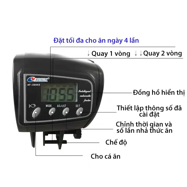 Máy cho cá ăn tự động Auto Feeder AF2009D