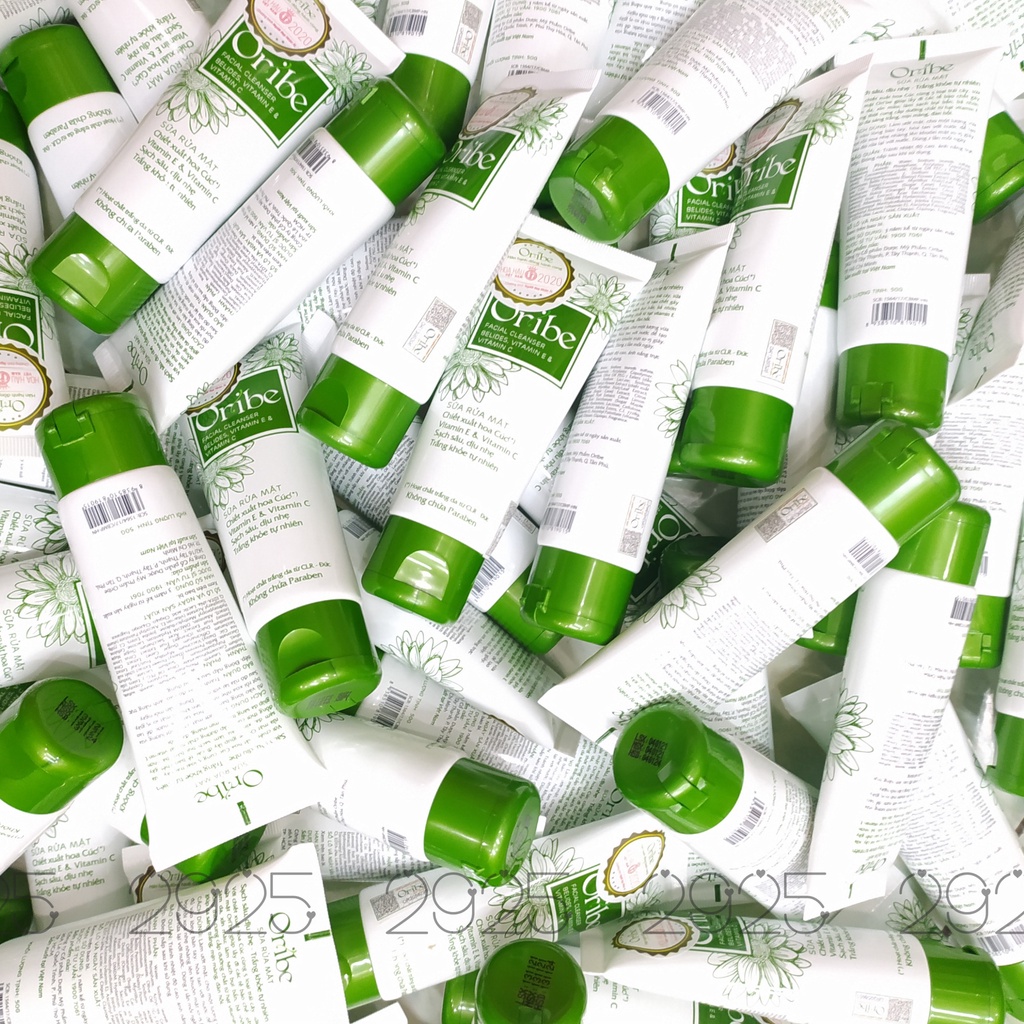 《ORI'BE》Sữa rửa mặt thiên nhiên sạch sâu hoa cúc - vitamin E 50g  Date T3/2026