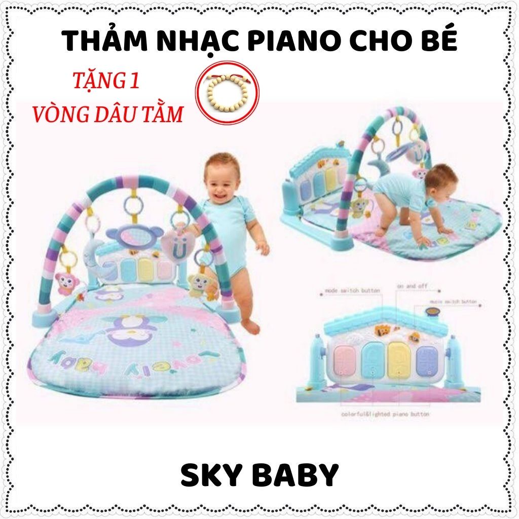 Thảm nhạc Hươu- Voi cho bé nằm chơi ( kèm ảnh thật) Thảm nhạc cao cấp cho bé vui chơi hươu hồng ngộ nghĩnh