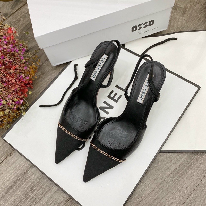 Sandal bít mũi viền xích hàng cao cấp chuẩn Fullbox