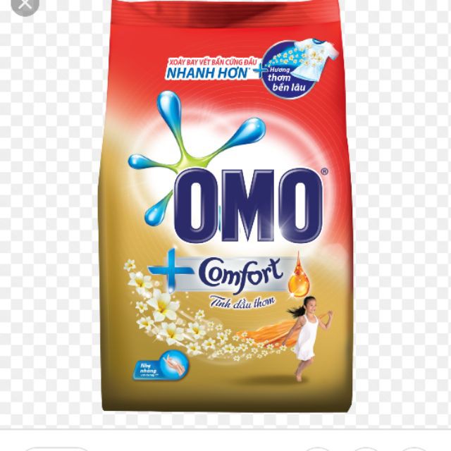 Bột giặt Omo Comfort tinh dầu thơm 800g date mới