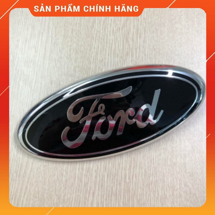 Logo biểu tượng truớc xe FORD Kích thước 23cm*9cm: Mầu Đen, Xanh và Lá Cờ Mỹ SM