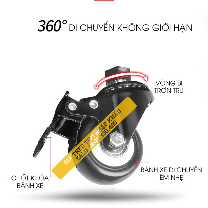 Giá Treo Tivi Di Động ErgoTek E1900 32 - 70 Inch - Giá Treo Tivi Có Bánh Xe - Hội Nghị Trực Tuyến [Rẻ Hơn NB AVA1500 ]