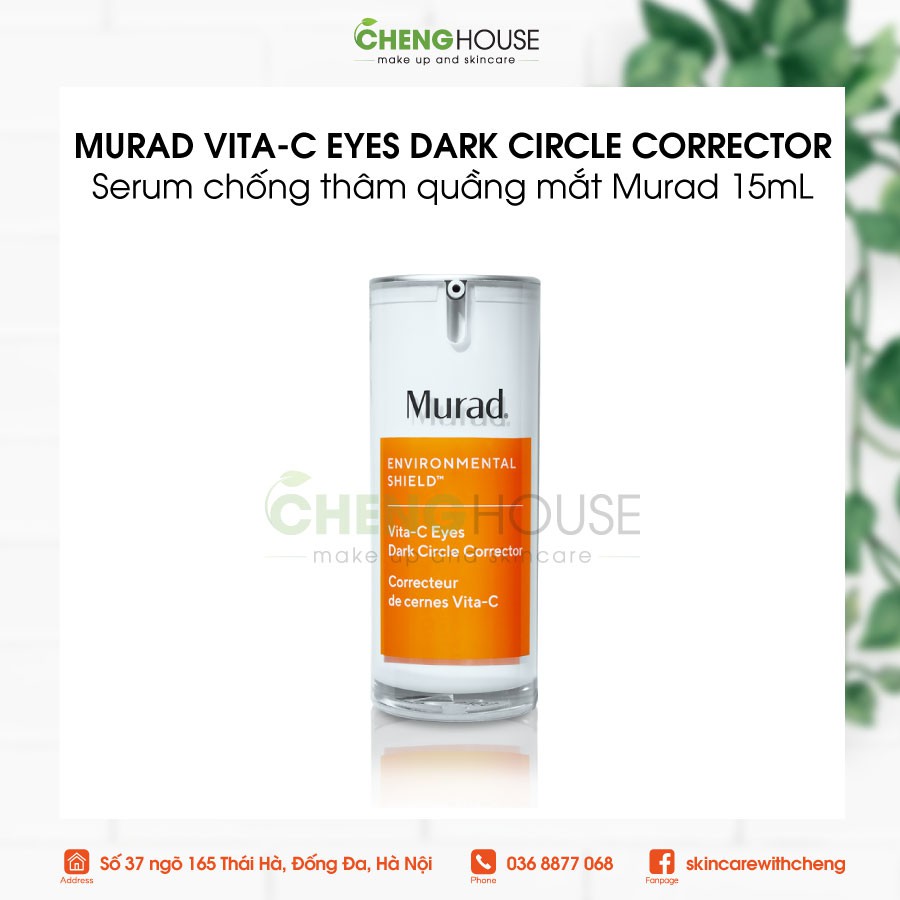 [MURAD NHẬP KHẨU] Serum giảm thâm quầng mắt Vita-C Eyes Dark Circle Corrector 15mL