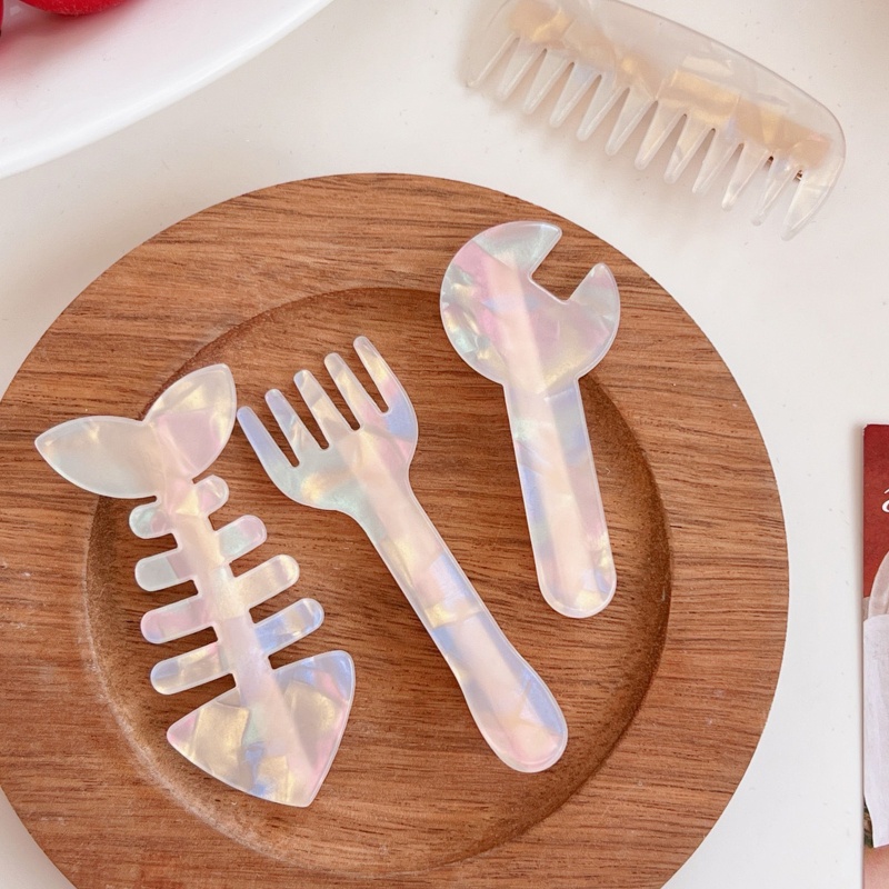 Kẹp Tóc Hoạt Hình Nhiều Kiểu Dáng Bằng Acrylic Dành Cho Bé Gái