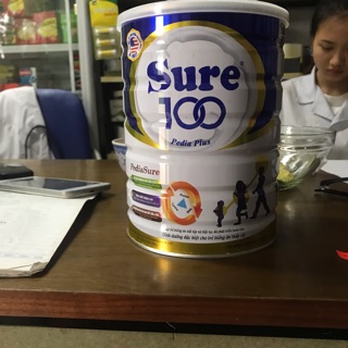 Sữa bột sure 100 pedia pluss 900 gam