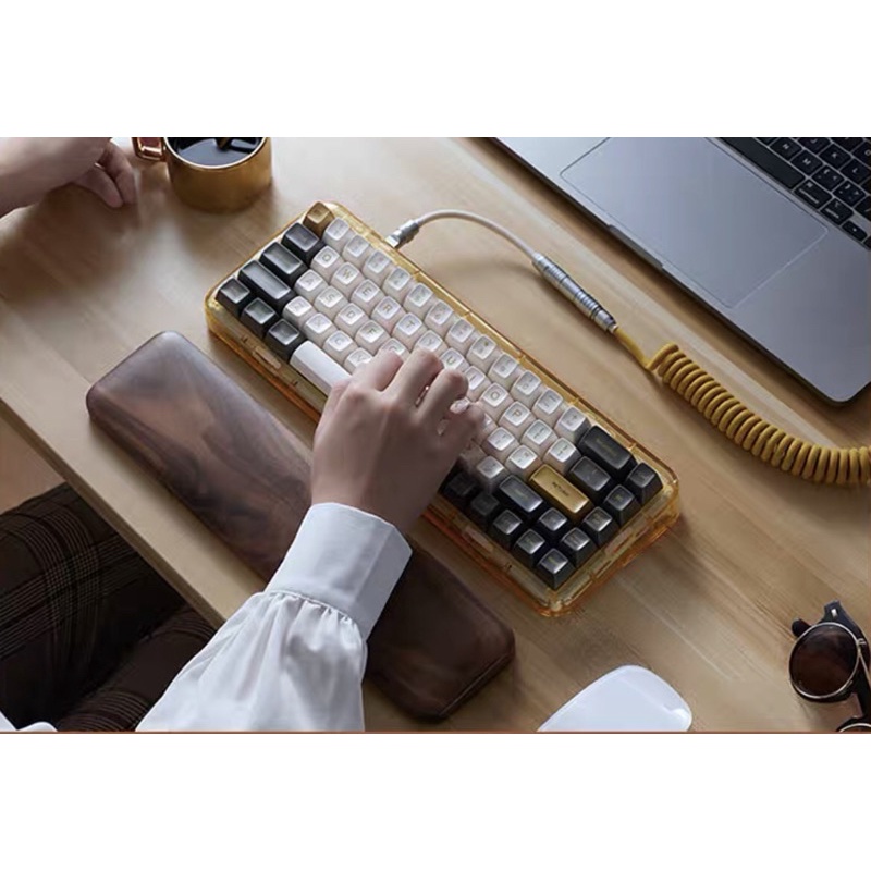 Bàn phím cơ không dây bluetooth, 2.4G Mojo 68 MelGeek chính hãng phong cách retro LED RGB có thể hotswap thay switch