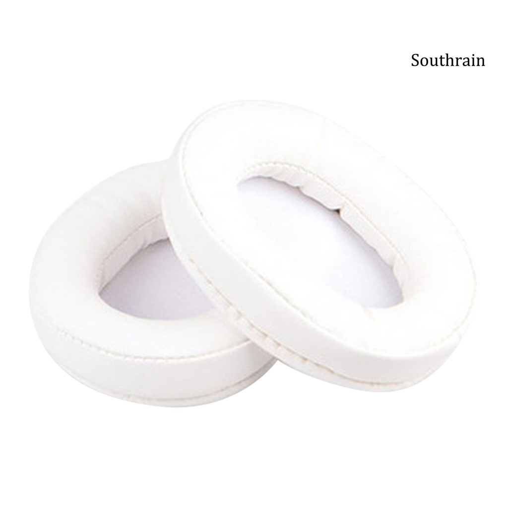 Southrain 1 Pair Soft Faux Leather Sponge Headphone Ear Pads Headset Accessories for Sony