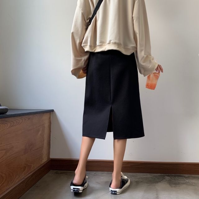 Chân váy dài midi form A to dài 70cm- M31 | BigBuy360 - bigbuy360.vn