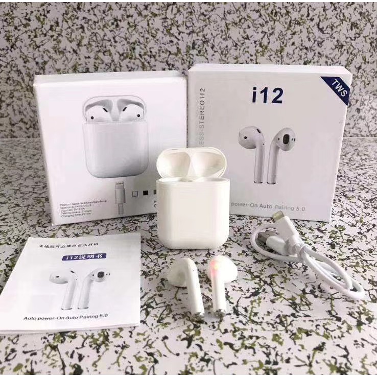 Tai nghe Bluetooth I12 cao cấp | BigBuy360 - bigbuy360.vn