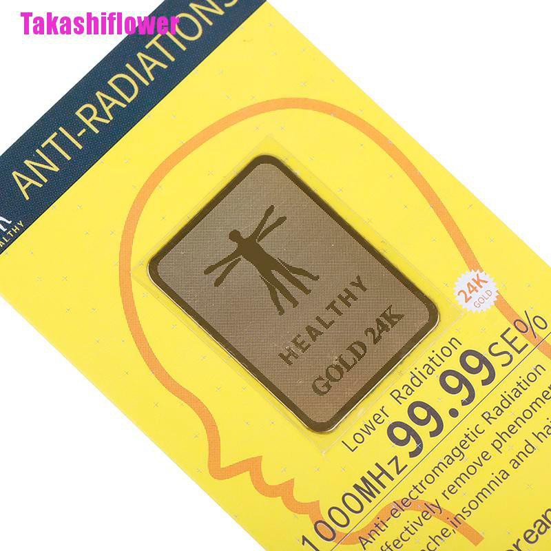 (Hàng Mới Về) Kính Bảo Vệ Mắt Chống Bức Xạ Vàng 24k 1000 Ion 1