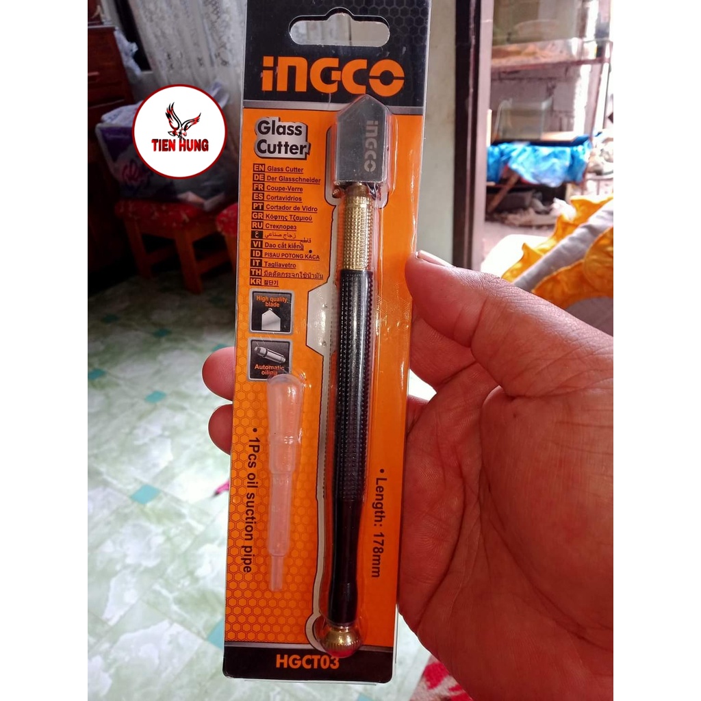 Dao cắt kiếng Ingo 178mm - HGCT03