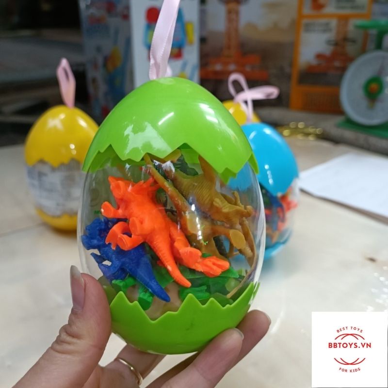 Đồ chơi mô hình quả trứng chứa khủng long (BBTOYS: 33)