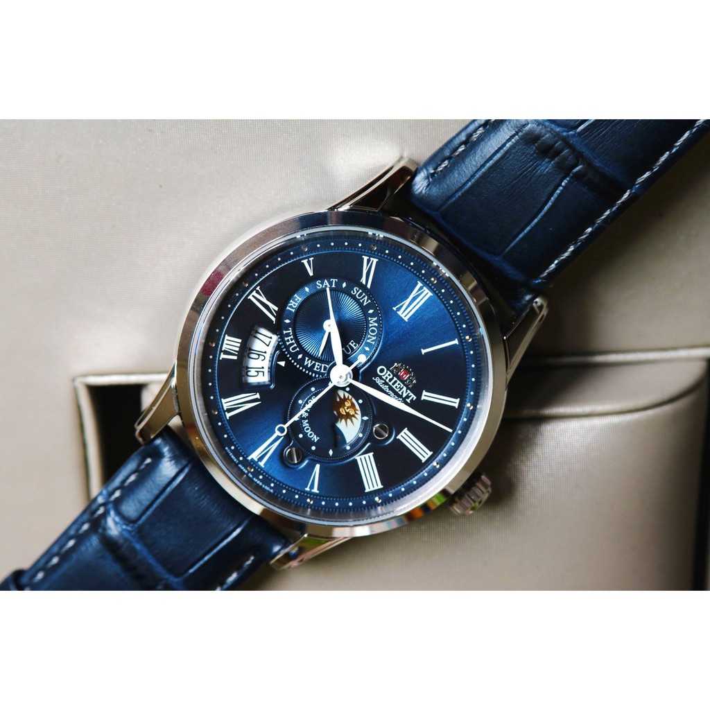 Đồng Hồ ORIENT SUN AND MOON GEN 3 BLUE SAK00005D0