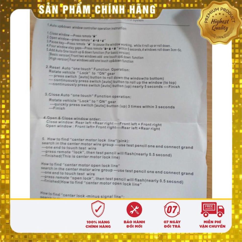 FREE SHIP - Tự Động Gập Gương Và Lên Xuống Kính Xe Ford Ranger