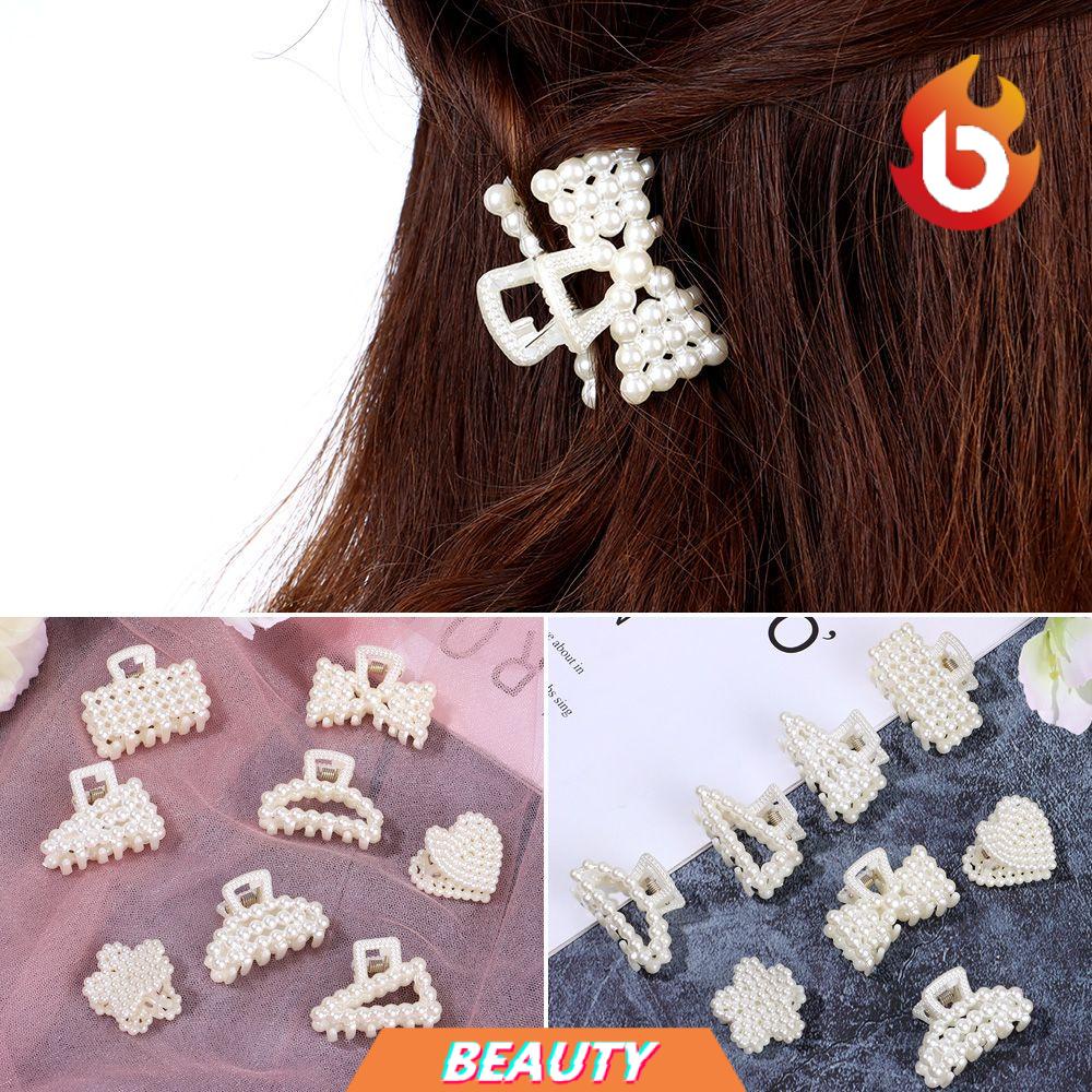 Kẹp tóc đính ngọc trai giả màu sắc ngọt ngào thời trang cho nữ